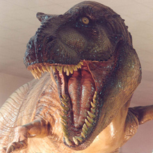 Pianeta Dinosauri particolare di Tyrannosauro Rex