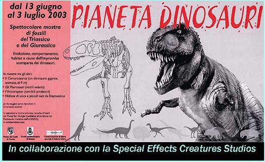 immagine della locandina dell'evento Pianeta Dinosauri